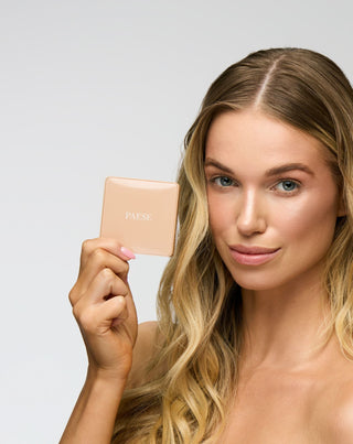 Praškový bronzer Selfglow 02 Warm s aktívnymi zložkami na kontúrovanie tváre Paese - 3