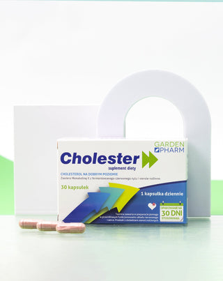 Kapsule Cholester GardenPharm na udržanie normálnej hladiny cholesterolu