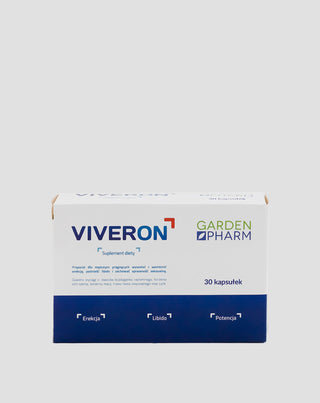 Tabletky na zlepšenie potencie so ženšenom a muškátovým kvetom Viveron Gardenpharm