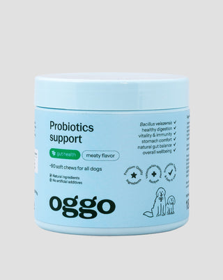 probiotiká pre psov výživové doplnky pre psov na trávenie, tráviaci trakt a imunitný systém 180 g - 1