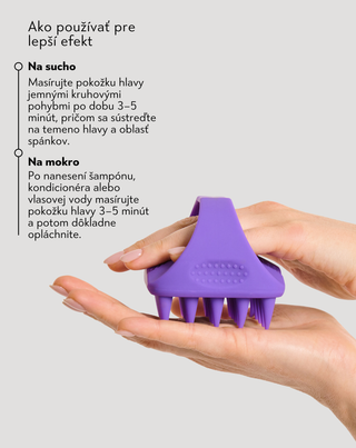 Masážny prístroj na pokožku hlavy z mäkkého silikónu podporujúci mikrocirkuláciu Twisty - 5