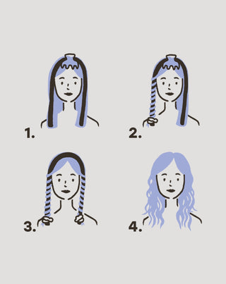 Hodvábny valček na natáčanie vlasov bez použitia tepla Feel (no) heat Twisty - 4