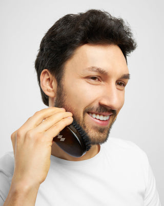 Kefka na bradu z bukového dreva s prírodnými diviačimi štetinami Monolit - 3