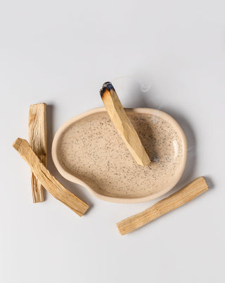 Keramický stojan Palo Santo Kukka ručná výroba