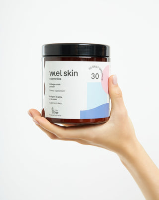 Rybí kolagén v prášku na pitie Mel Skin pre krásnu pleť, vlasy, nechty a zdravé kĺby s komplexom vitamínov - 3