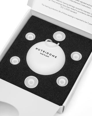 Tlmiace zátky do uší sada štyroch veľkostí Nutridome_4 - 4