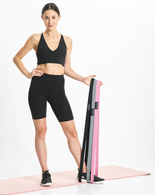 Body Functions 208 cm dlhé odporové pásy na fitness cvičenie sada 3 ks _3