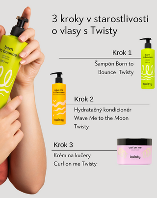 Súprava kozmetiky na starostlivosť a úpravu kučeravých a vlnitých vlasov Twisty - 2