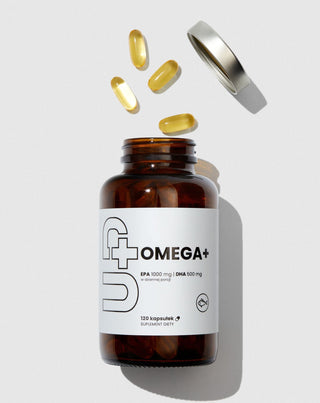 Doplnok stravy Up Omega+ Omega-3 Nenasýtené mastné kyseliny UP Health Pharma 120 kapsúl - 2