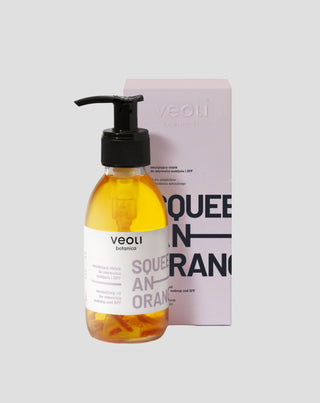 Emulgujący olejek do zmywania makijażu i Spf squeeze an orange Veoli Botanica - 1