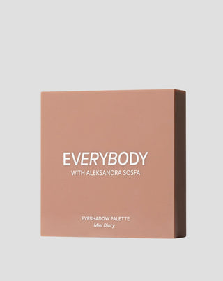 Paletka štyroch očných tieňov v neutrálnych tónoch Mini Diary Everybody London - 4