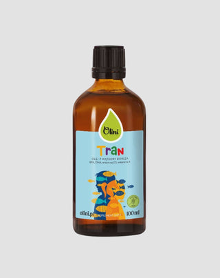 Tran pre deti s vysokým obsahom vitamínov a omega-3 Olini - 1