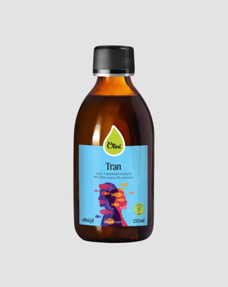 Tran pre deti s vysokým obsahom vitamínov a omega-3 Olini 250 ml - 1