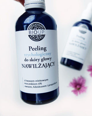 Trichologický peeling na pokožku hlavy hydratačný s ibištekom a močovinou 6% BIOUP_1 - 2