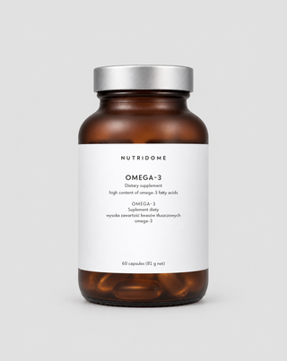 Omega-3 na imunitu a správne fungovanie mozgu, srdca a zraku Nutridome 60 kapsúl - 1