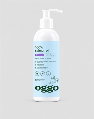 Lososový olej pre psa Omega-3 EPA a DHA na srdce, mozog a imunitu Oggo 250 ml - 1