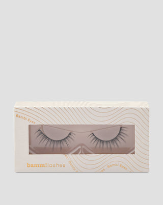 Umelé riasy na 2d páse na viacnásobné použitie jemné Bambi Eyes Bamm!Lashes - 1