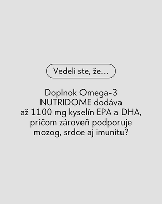 Omega-3 na imunitu a správne fungovanie mozgu, srdca a zraku Nutridome 60 kapsúl - 4
