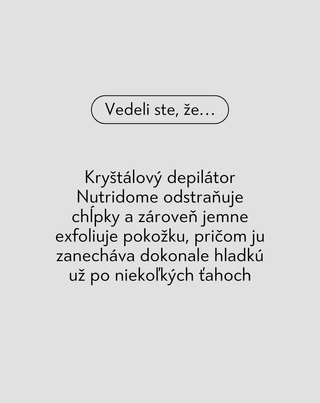 Kryštálový epilátor na odstránenie chĺpkov a odumretej kože Nutridome - 5