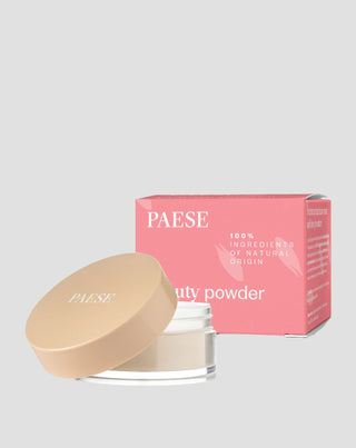 Prírodný púder na tvár z jačmeňa, ktorý fixuje a zmatňuje make-up Paese