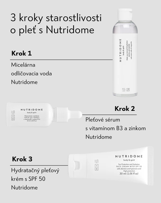 Vitamín B3 10% a zinok 1% pleťové sérum na akné Nutridome - 6