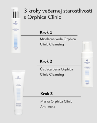 Čistiaca a regeneračná maska s bielym ílom Anti-Acne Orphica Clinic 100 ml