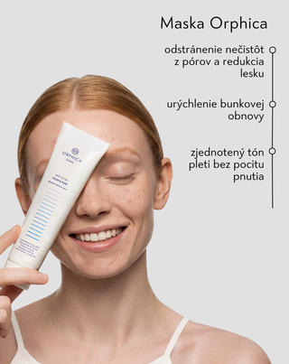 Čistiaca a regeneračná maska s bielym ílom Anti-Acne Orphica Clinic 100 ml