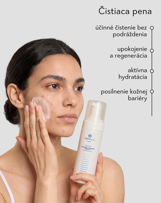 Čistiaca pena na tvár s betaínom, panthenolom a alantoínom Cleansing Orphica Clinic 150 ml
