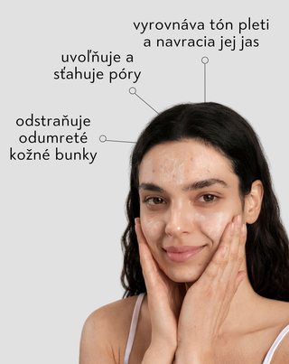 Pleťový peeling s niacínamidom, pantenolom, BHA a mikrogranulami Anti-Acne Orphica Clinic 100 ml