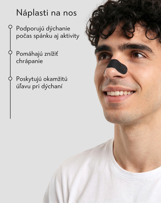 Nutridome náplasti na dýchanie cez nos 30 ks.