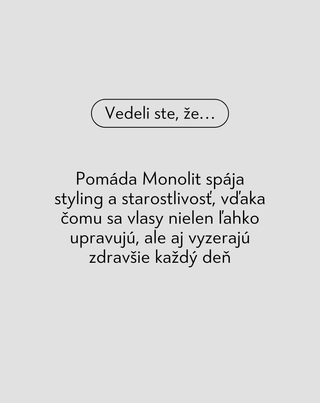 Pomáda na úpravu vlasov na modelovanie a fixáciu účesu pre mužov Monolit 55 g - 4