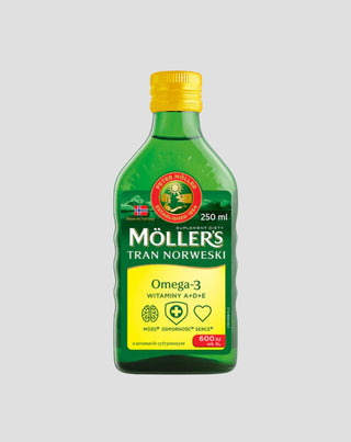 Moller's Norwegian Trank s citrónovou príchuťou a 600 IU vitamínu D3 - 1