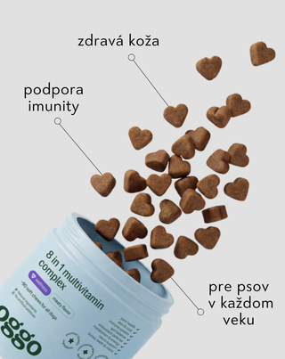 8 in 1 Complex doplnkové multivitamínové krmivo pre zdravie a energiu vášho miláčika Oggo 180 g - 4