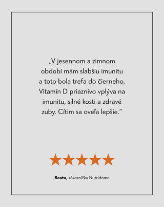 Vitamín D3 4000 IU v kapsulách na imunitu, silné kosti a zdravé zuby Nutridome 60 ks