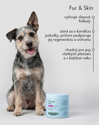 Doplnkové krmivo pre psy Fur & Skin na krásnu srsť a zdravú kožu Oggo 180 g - 2