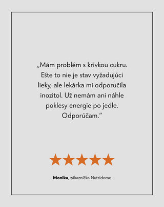Inozitol 1000 mg/deň na zníženie hladiny cukru a normálnu funkciu nervového systému Nutridome 60 ks - 4