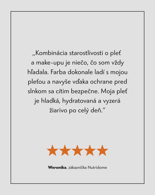 Krycí krém na tvár SPF 48 s kolagénom a prírodnými olejmi 02 Light Beige Nutridome - 5
