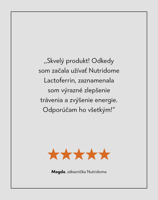 Laktoferín na trávenie, imunitu a vstrebávanie železa Nutridome 60 kapsúl - 4