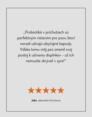 Probiotiká pre psov doplnkové krmivo pre psov na trávenie, tráviaci trakt a imunitu Oggo 180 g