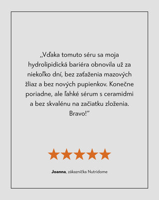 Ceramidy regeneračné pleťové sérum na akné Nutridome - 5