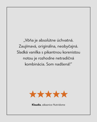Smoky Vanilla parfumovaná voda Nutridome 50 ml
