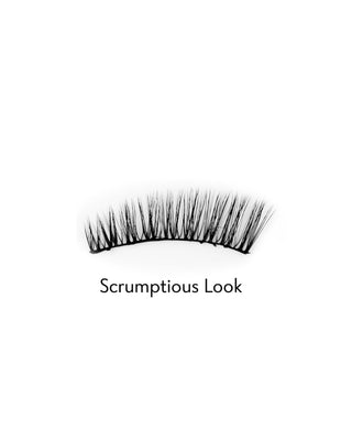 Umelé riasy na 2d páse na viacnásobné použitie veľmi jemné Scrumptious Look Bamm!Lashes