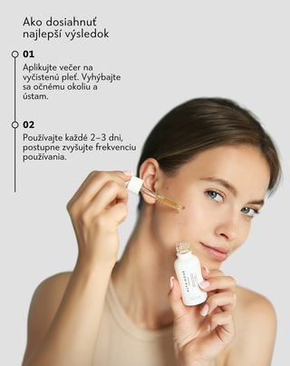 Retinol 0,3% omladzujúce sérum na tvár proti vráskam Nutridome - 4