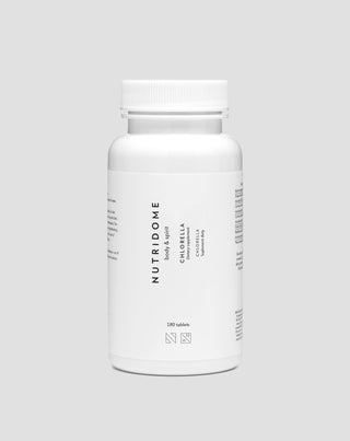 Chlorella pyrenoidosa podporujúca detoxikáciu a imunitu Nutridome 180 tabliet - 1