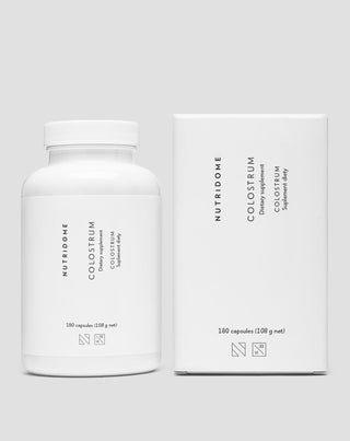 Kolostrum 1000 mg/deň na imunitu, hovädzie kolostrum s vitamínmi a minerálmi Nutridome 180 ks