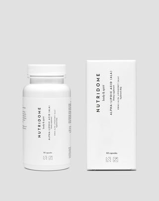 Kyselina alfa-lipoová ALA podporujúca metabolizmus glukózy Nutridome 60 ks - 2