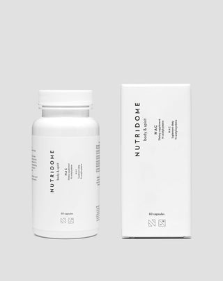 NAC N-acetylcysteín silný antioxidant podpora regenerácie doplnok stravy Nutridome 60 kapsúl - 2