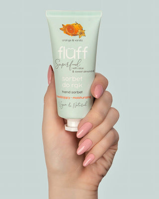 Krém na ruky s aloe šťavou a hydratačným neroli olejom - Fluff sorbet - 2