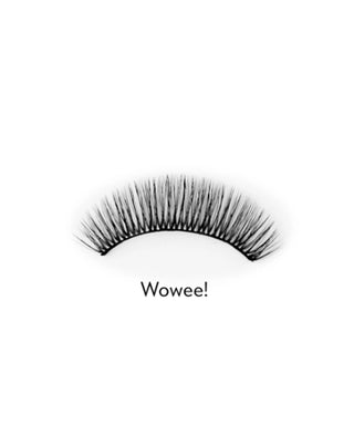 Umelé mihalnice na 2D pásiku pre viacnásobné použitie, ľahko aplikovateľné Wowee! Bamm!Lashes