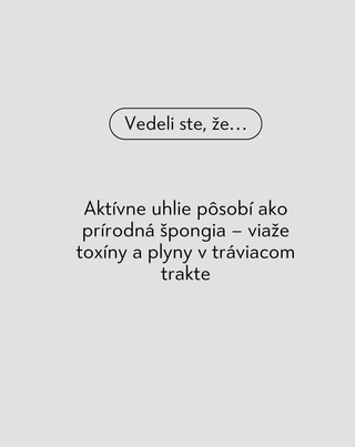 Výživový doplnok Nutridome s aktívnym uhlím na čistenie a viazanie toxínov 60 kapsúl